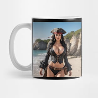 Beautiful Pirate Woman Mug